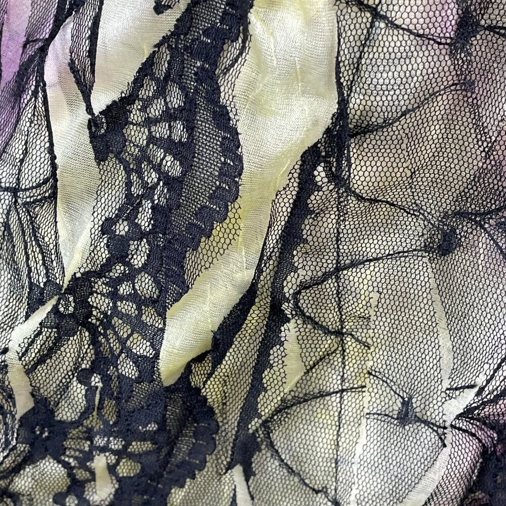 Lindi NY Whimsigoth Fairy‎ Grunge Midi Dress Size M Reversible Fringe Lace Flowy - Picture 8 of 14